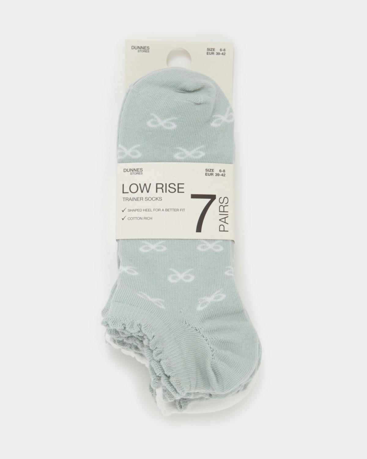 Low Rise Invisible Trainer Socks - Pack Of 7