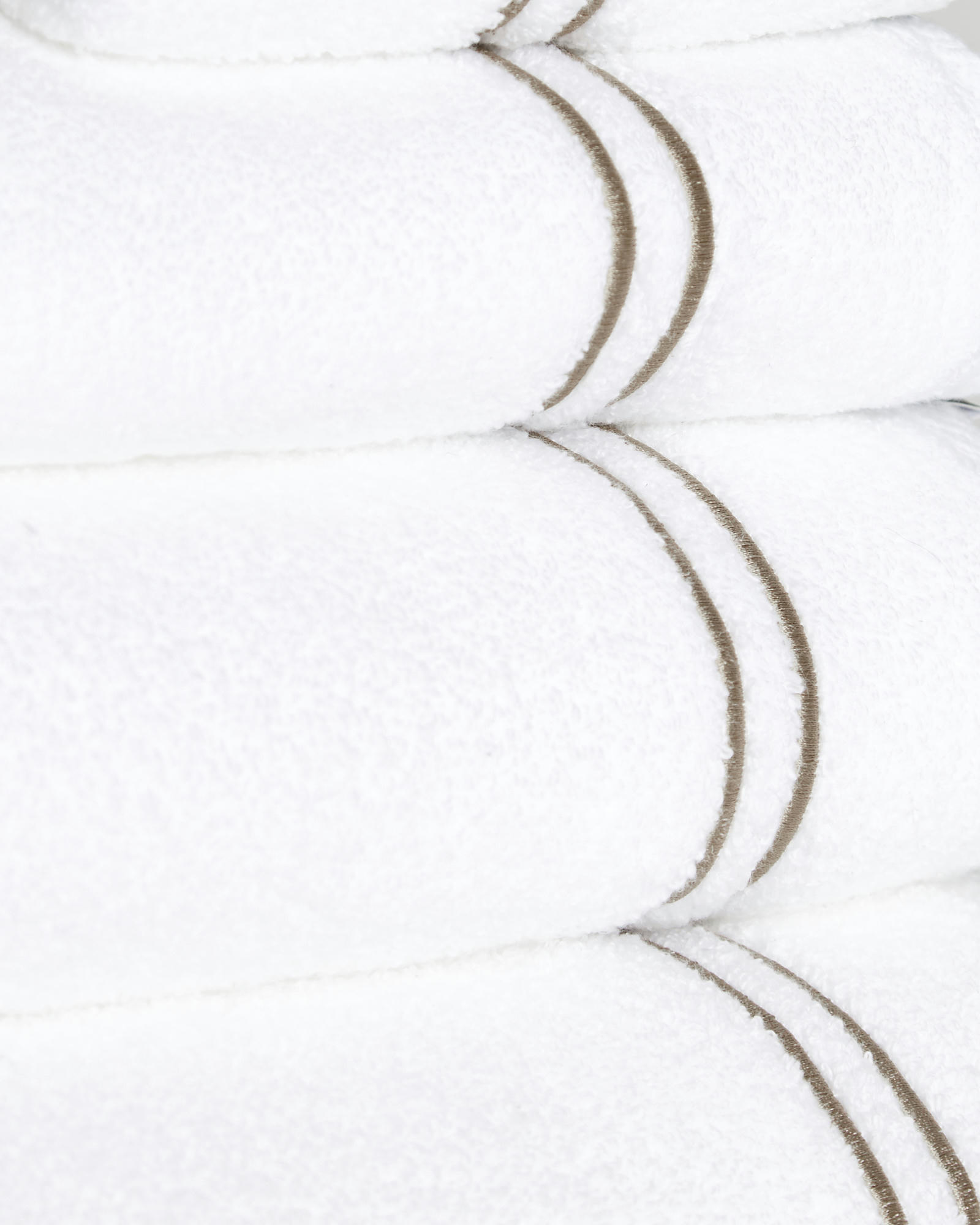 Francis Brennan the Collection Mink Stripe Towel