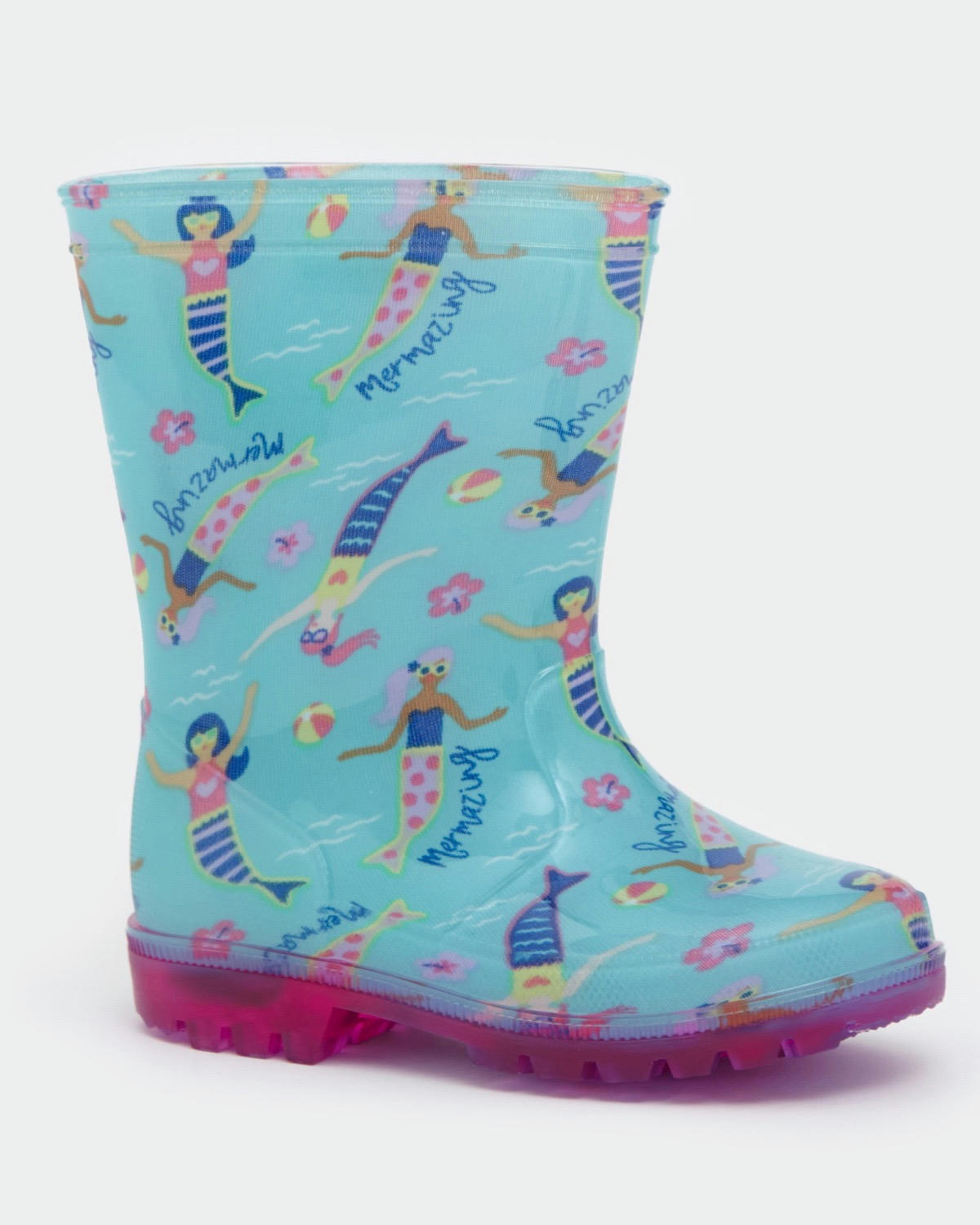 Girls' Light Up Wellie (Size 4 Infant-2)