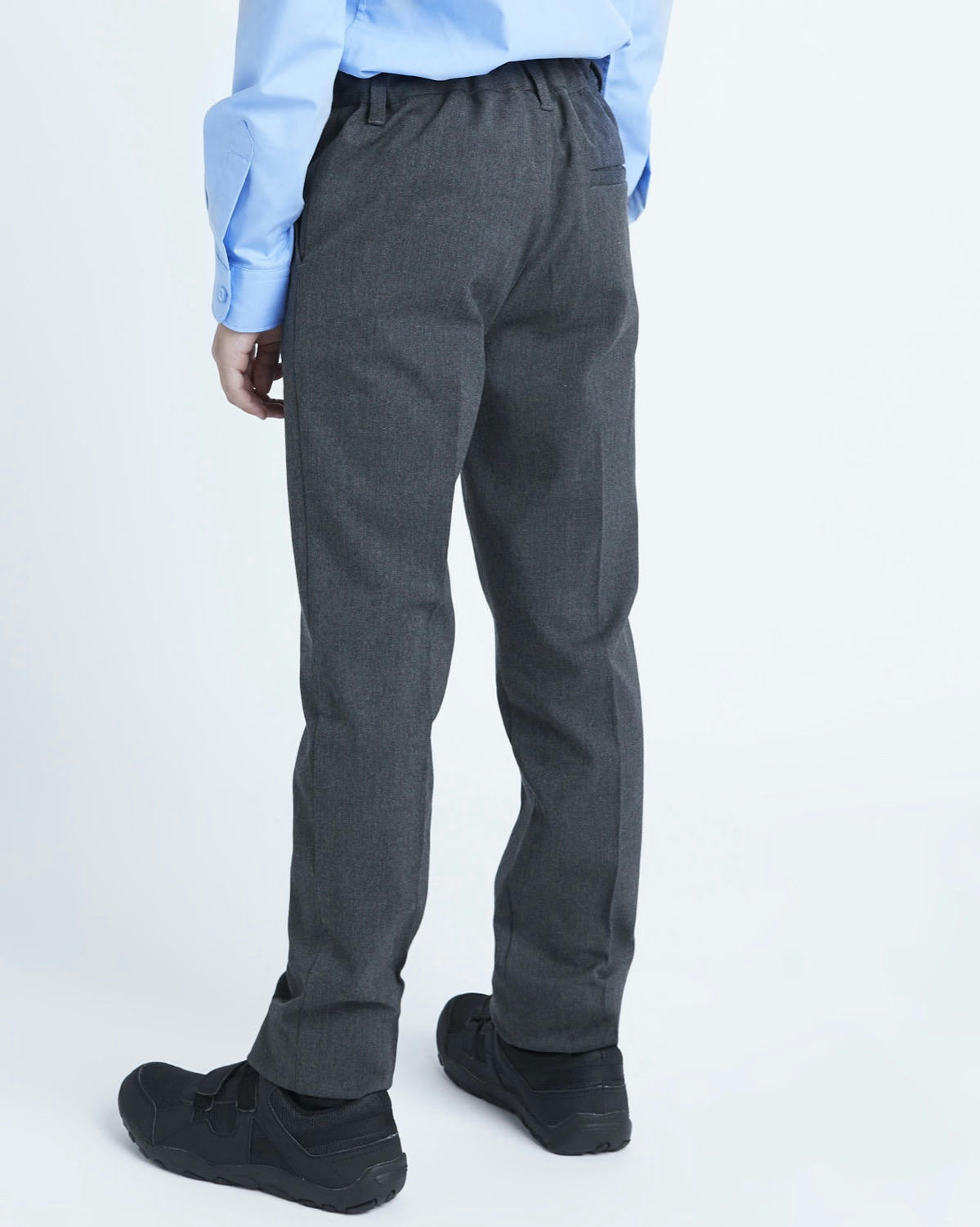 Longer Leg Stretch Regular Leg Trousers (3-17 Years)