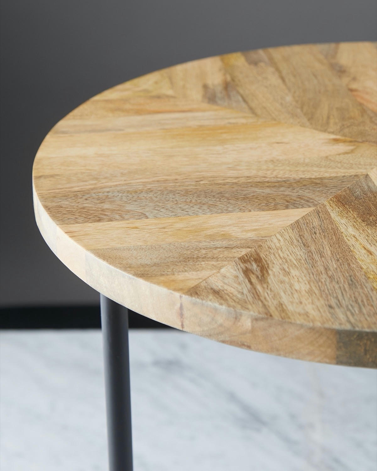 Helen James Considered Chevron Wood Table