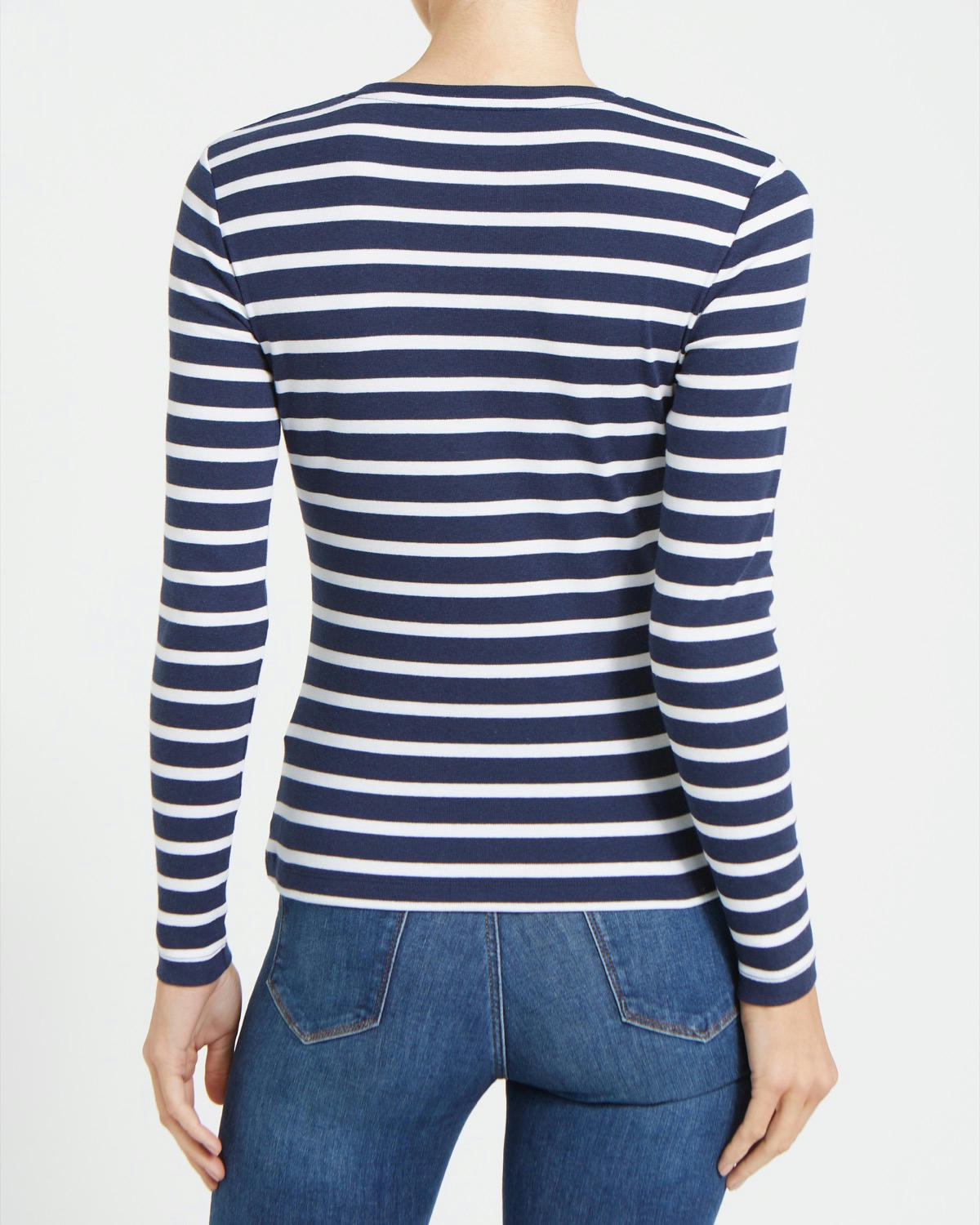 Stripe Crew Neck Top