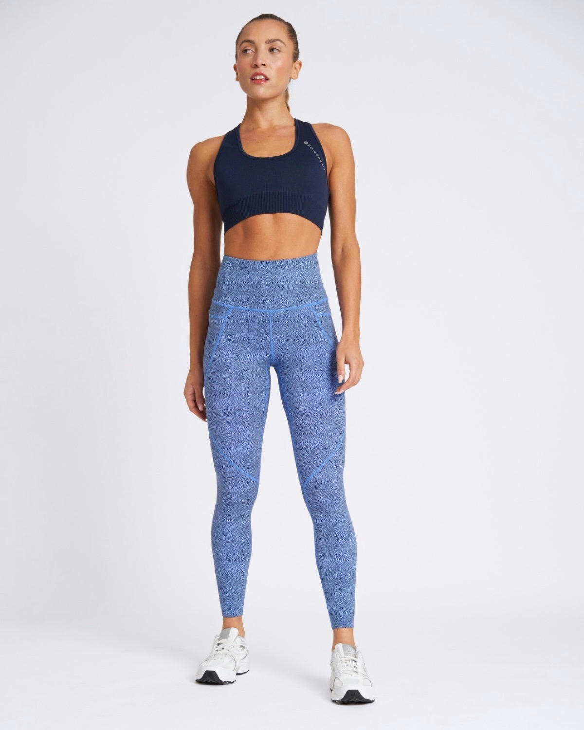 Powercut Sculpt High-Waisted Cornflower Print Leggings