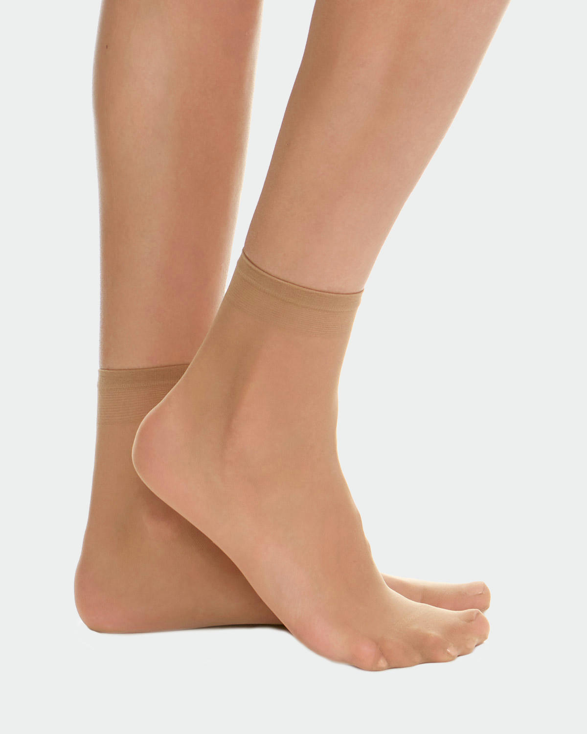 15 Denier Sheer Matt Ankle Highs - Pack Of 5