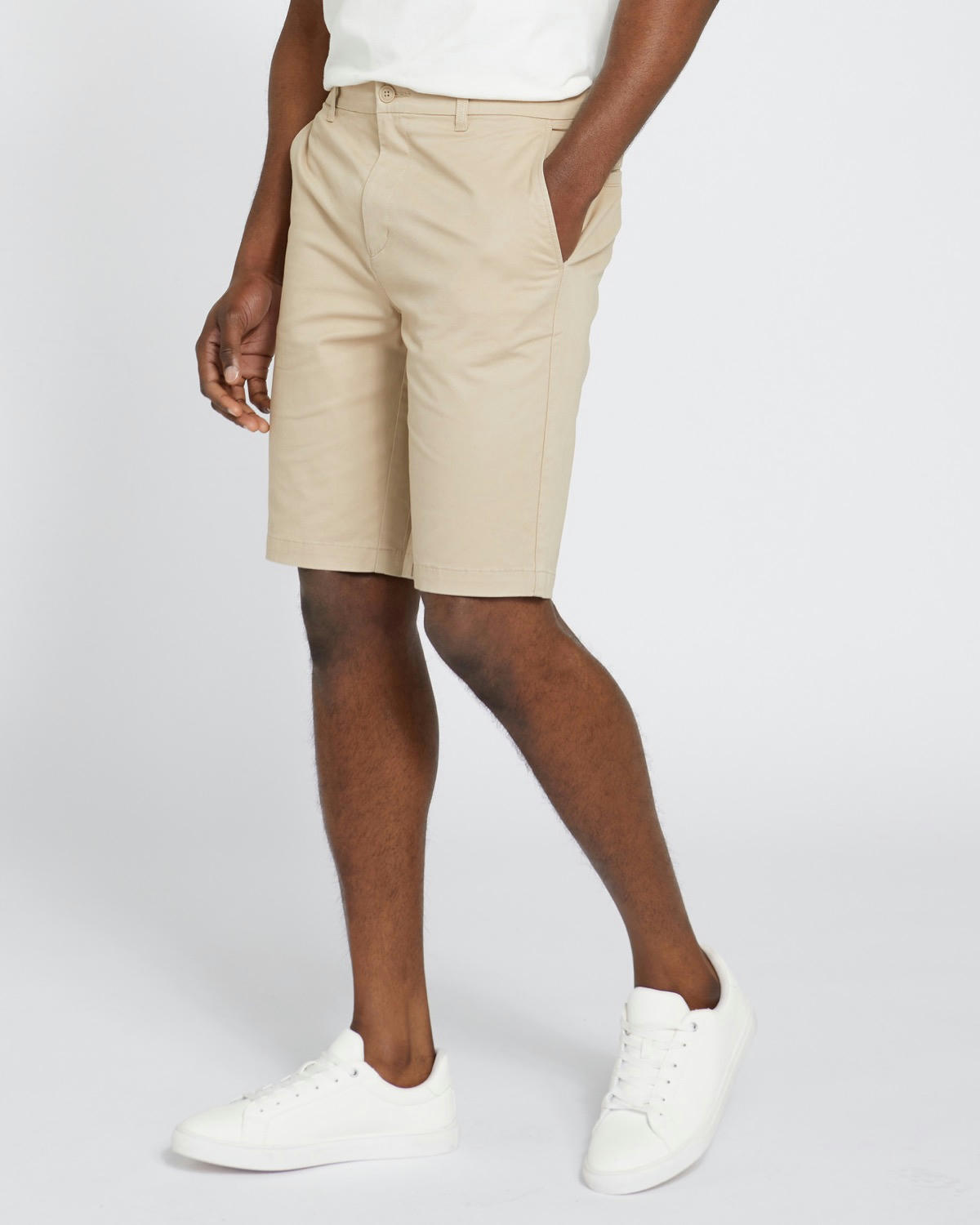 Regular Fit Stretch Chino Shorts