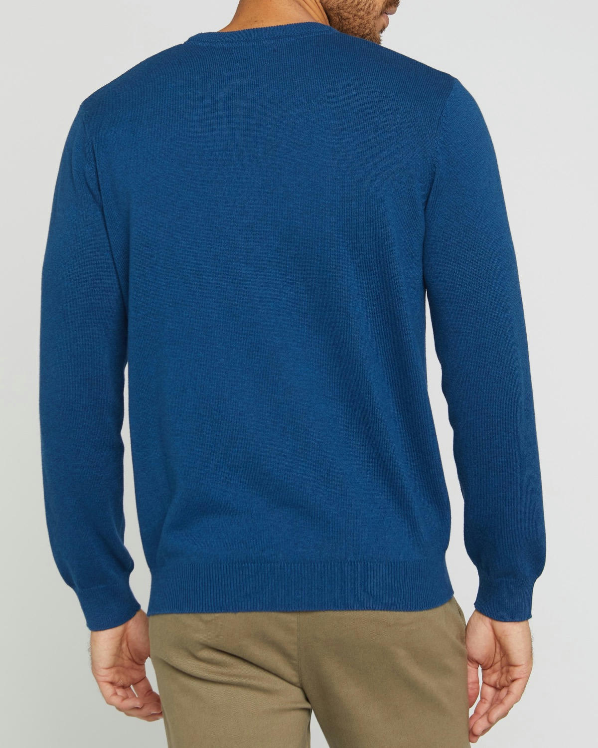 Regular Fit Cotton Crew Neck Jumper