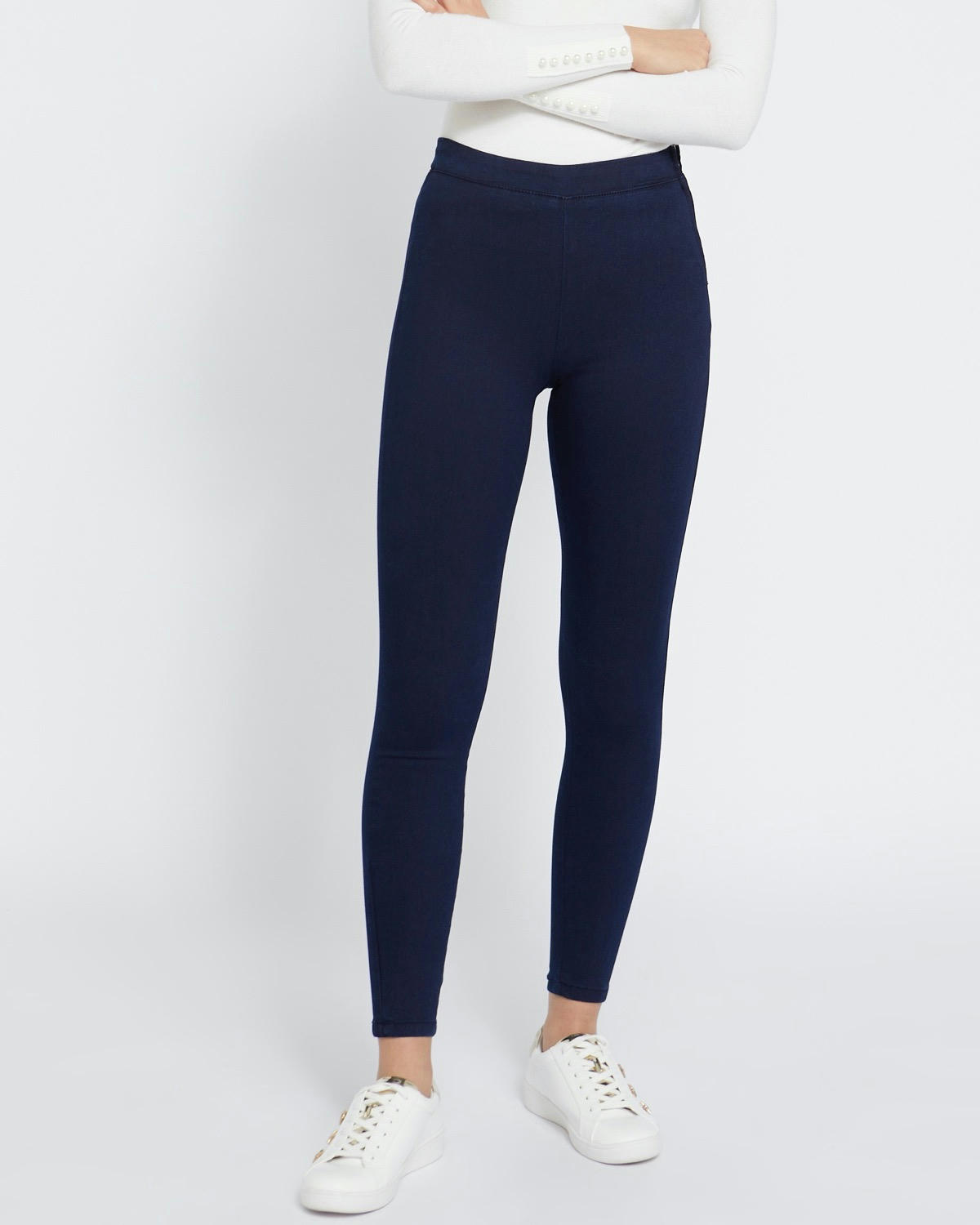 Savida Heidi Side Zip Skinny Fit Jeans