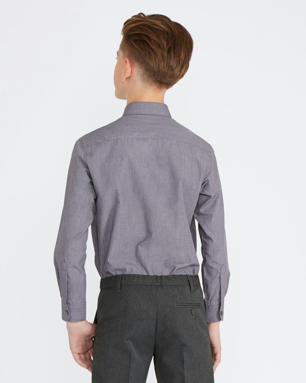 Long-Sleeved Easy Iron Shirt - Pack Of 3 - (4-16 Years)