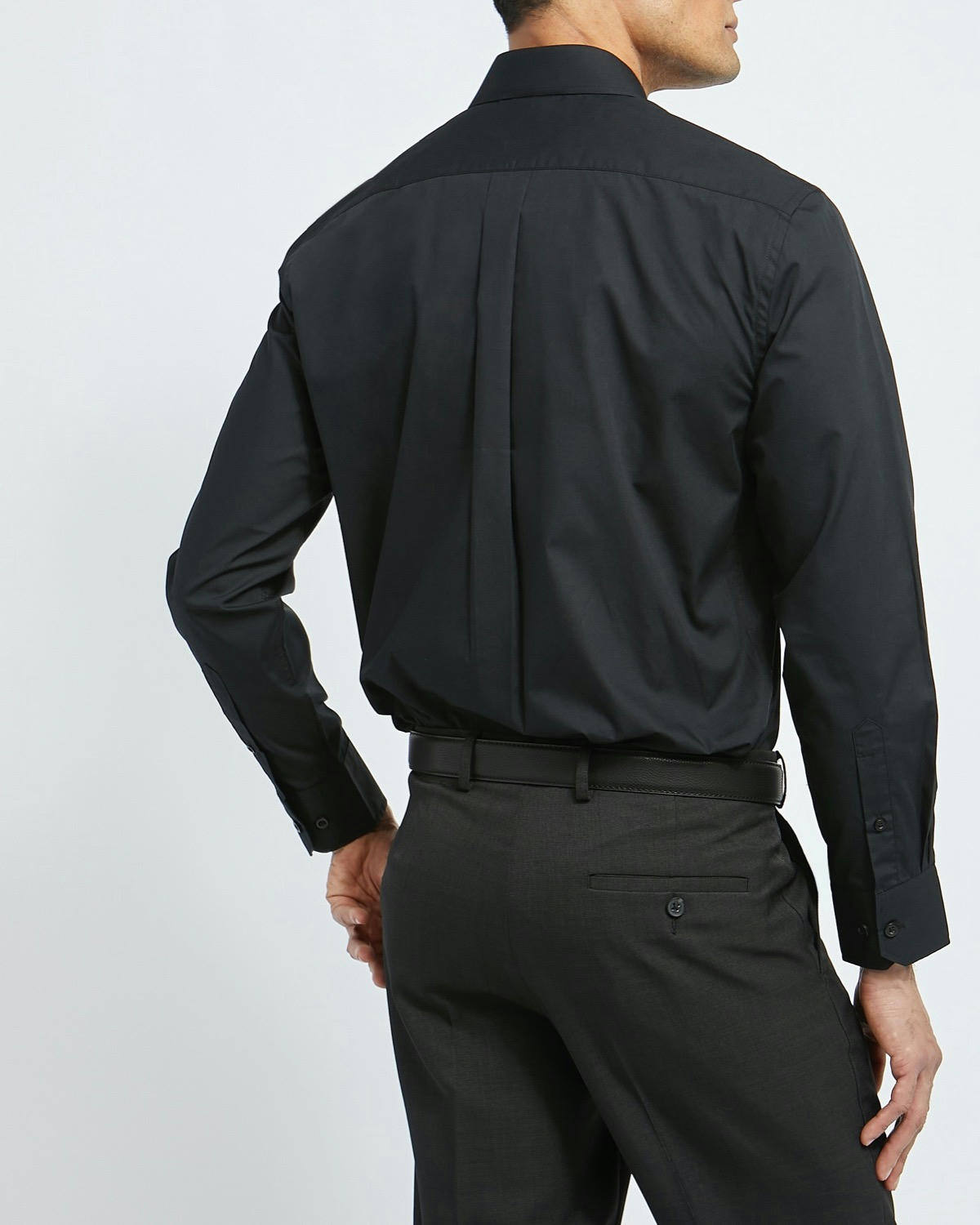 Regular Fit Long-Sleeved Cotton Rich Shirt