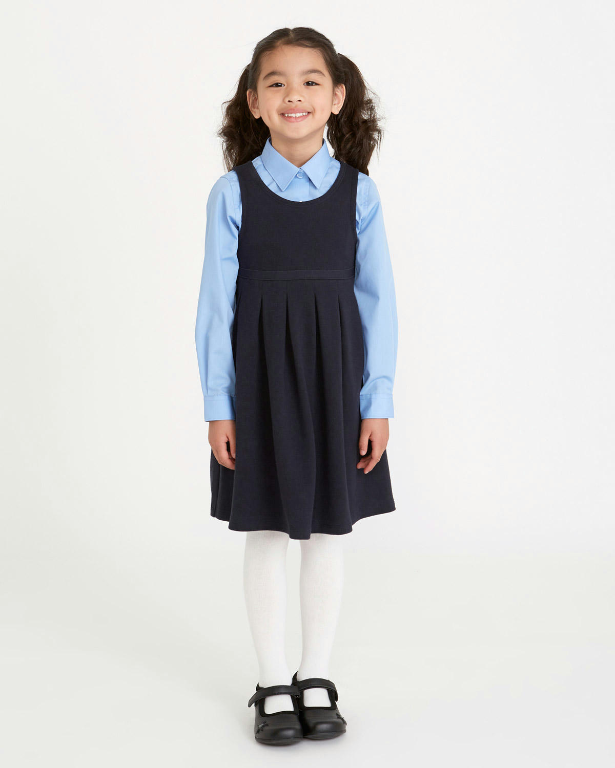 Cotton Rich Knitted Pinafore