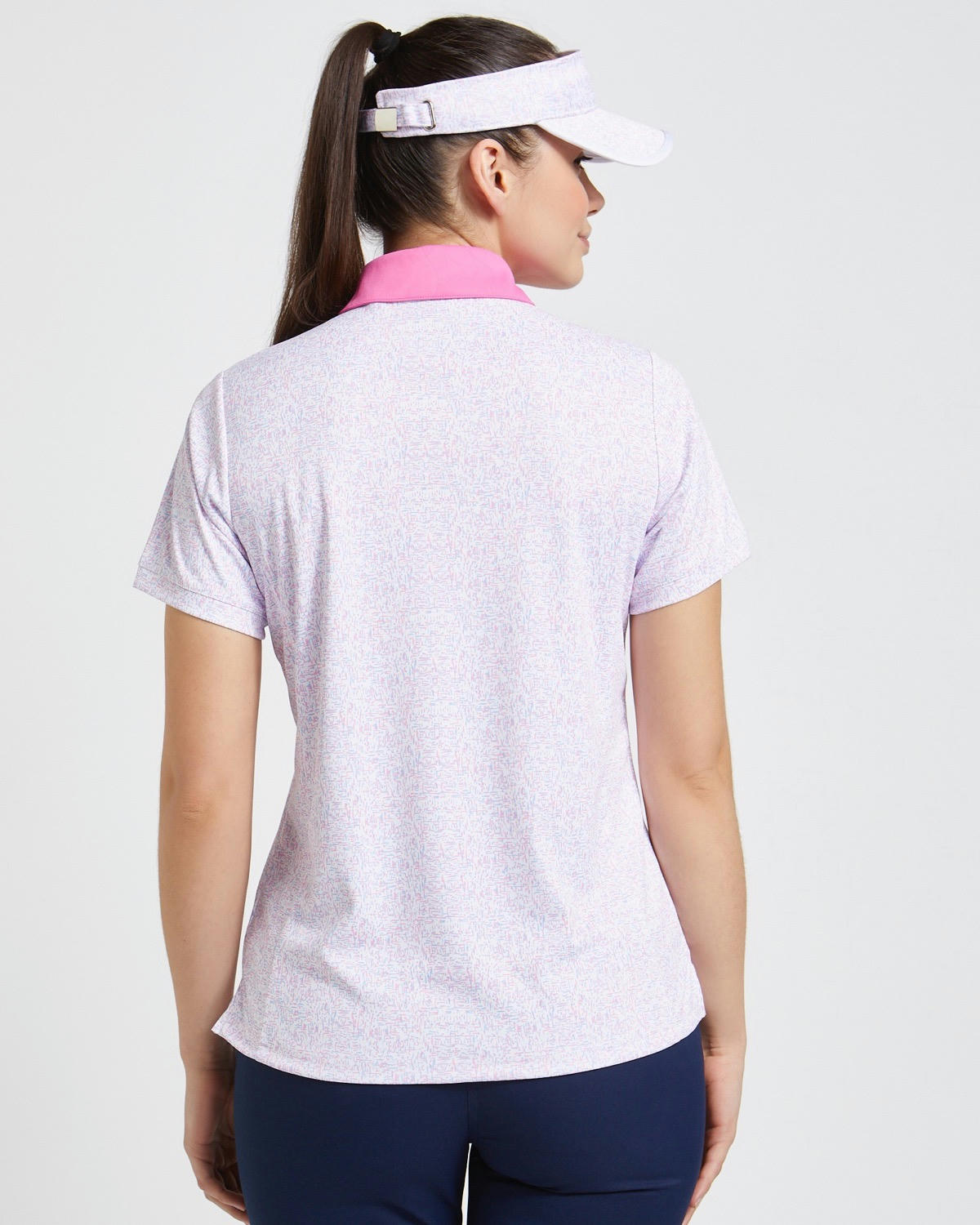 Pádraig Harrington Golf Pink Dash Polo Shirt