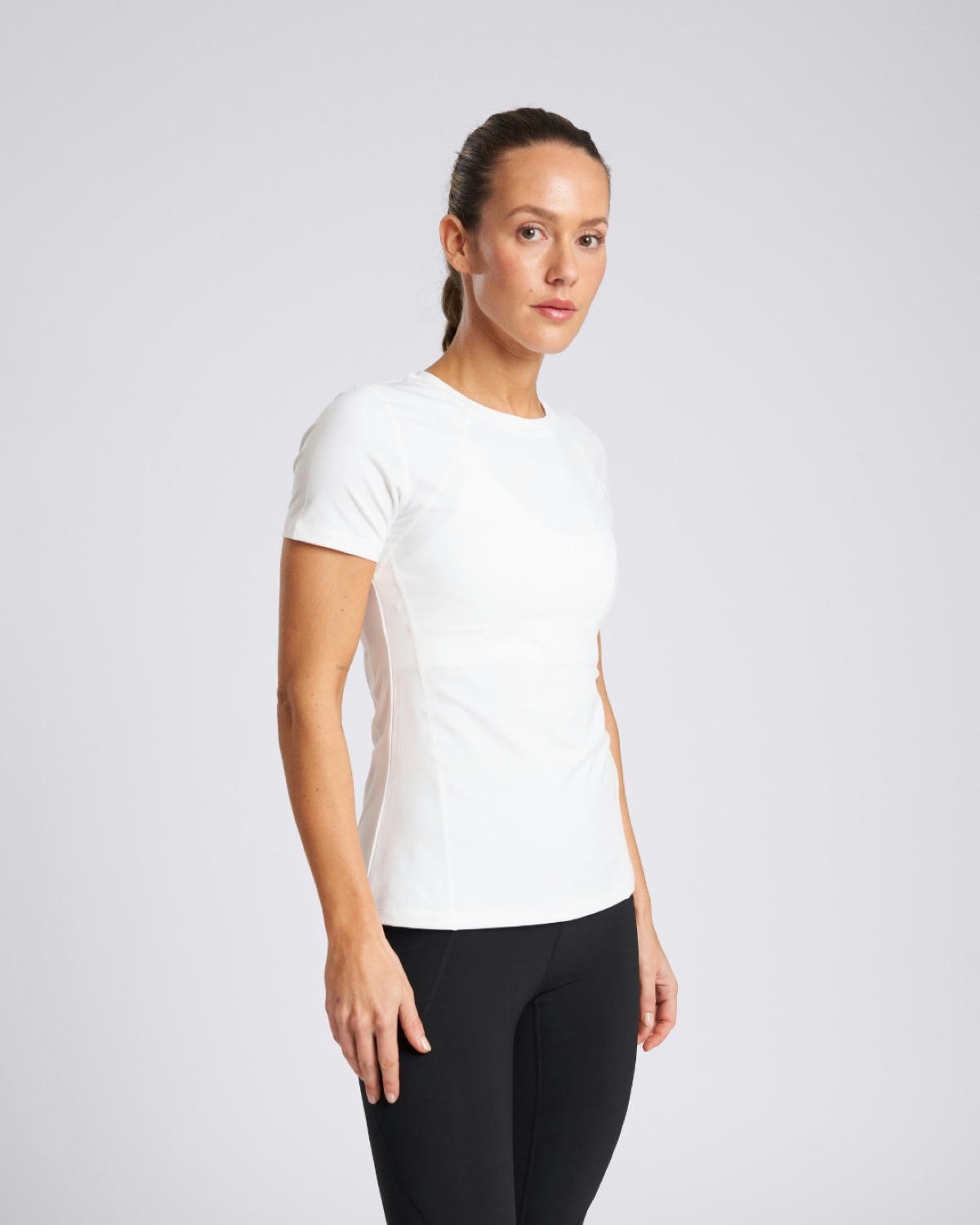 Powercut Sculpt Perform Training T-Shirt in White