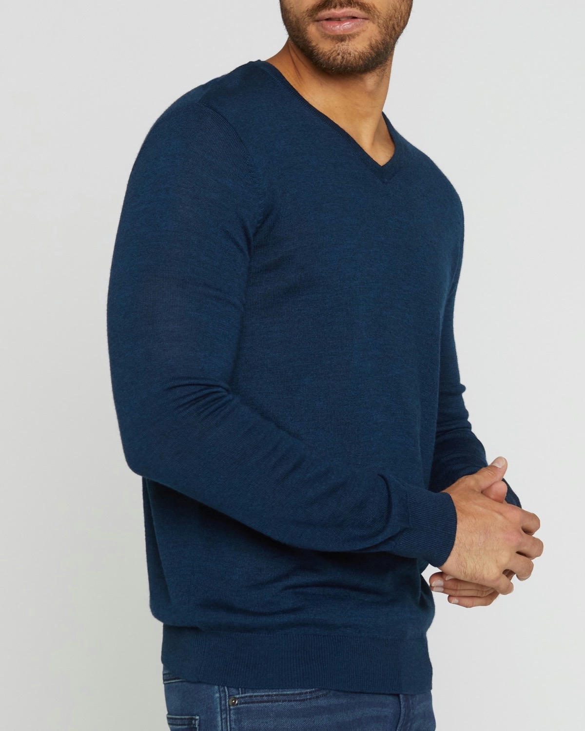 Merino Blend V-Neck Jumper
