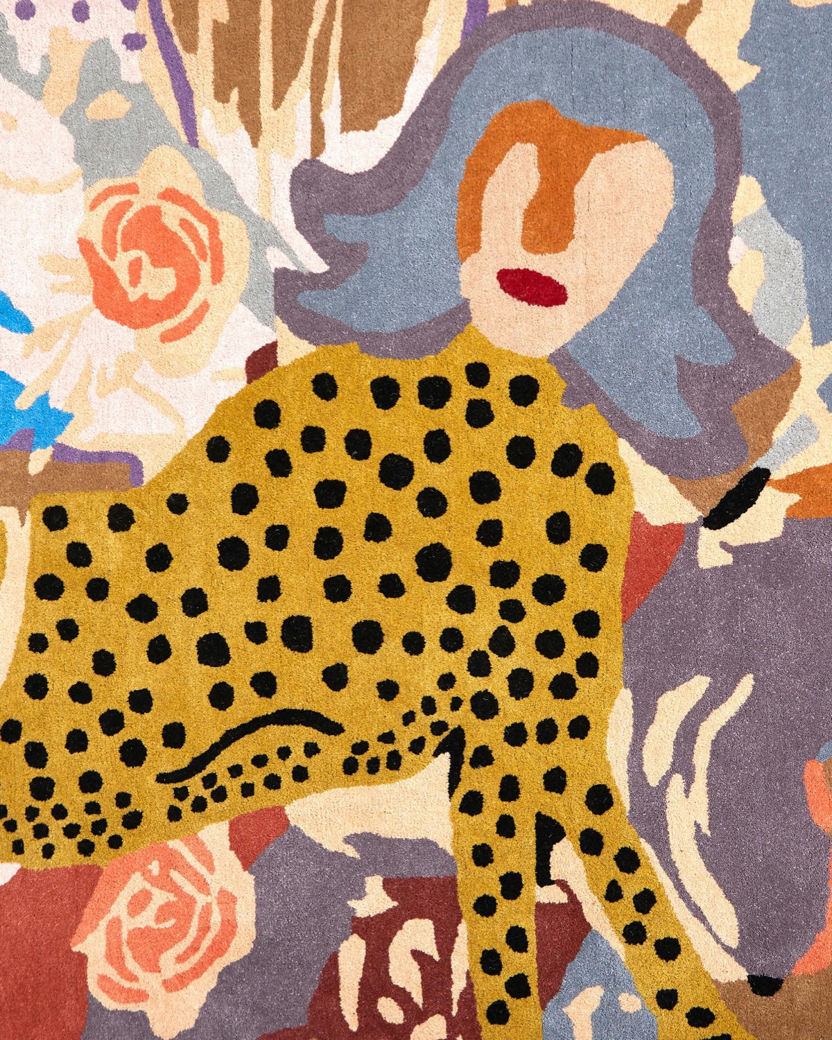 Joanne Hynes Tiger Lady Living Room Rug