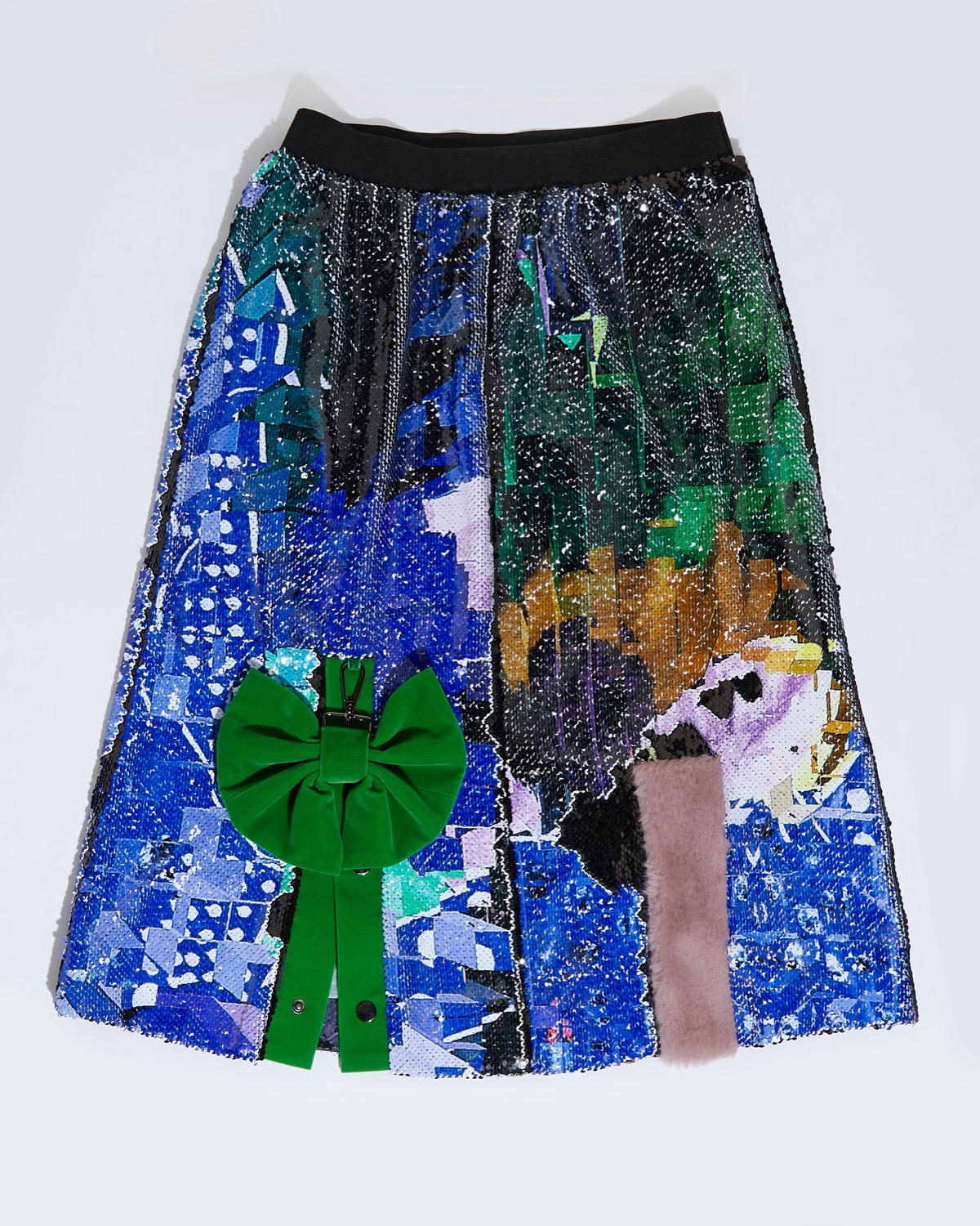 Joanne Hynes Sequin Skirt With Detachable Bow