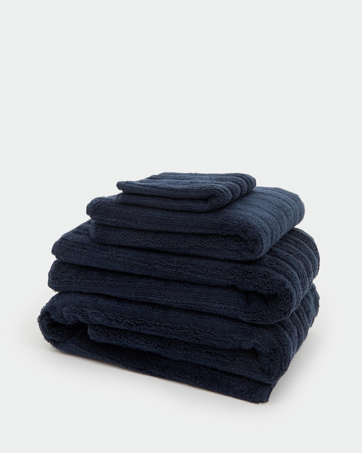 Ribbed Cotton Face Cloth