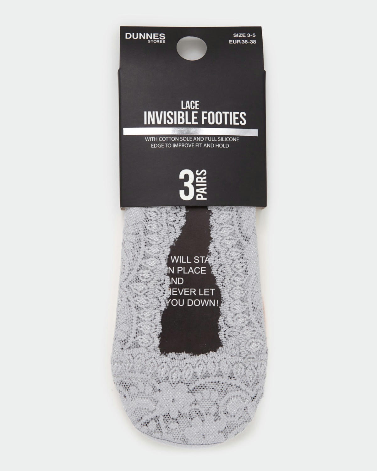 Lace Footies - Pack Of 3