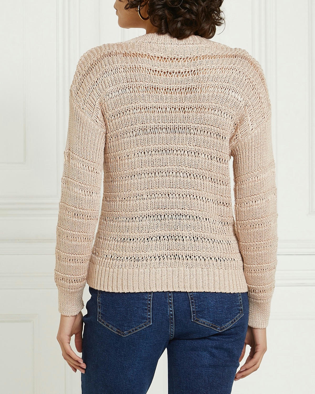 Gallery Pointelle Knit Jumper