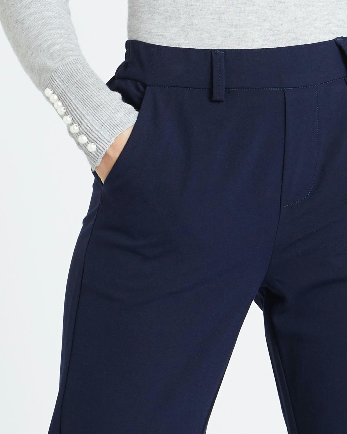 Savida Elastic Waist Trousers