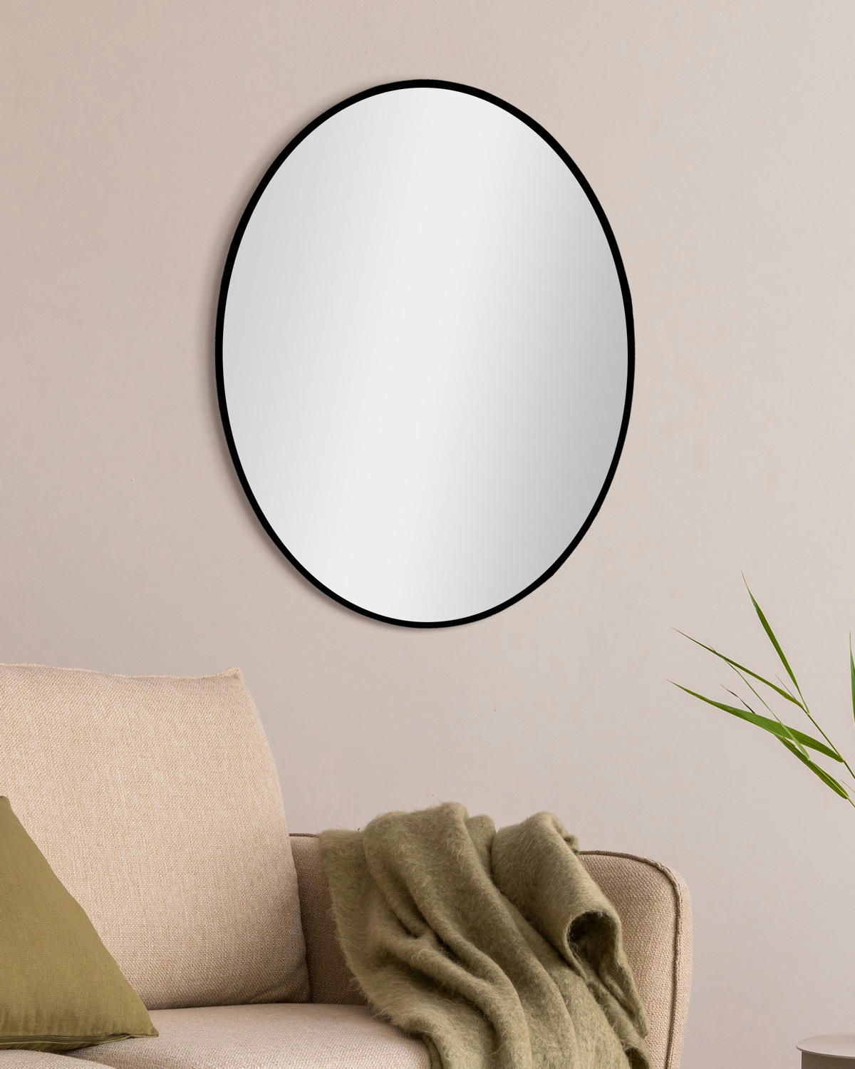 Oval Frame Mirror
