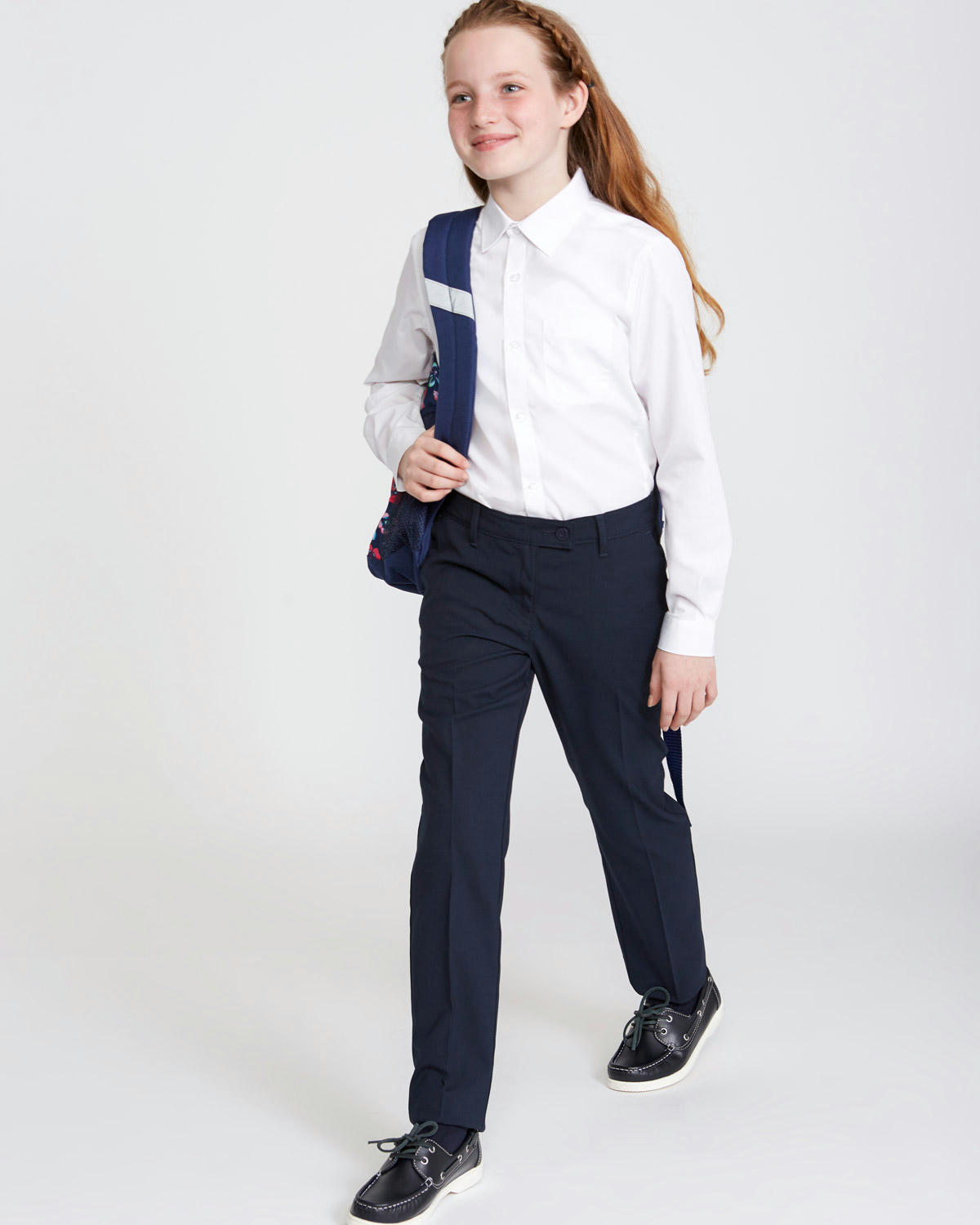 Girls Stretch Slim Fit Trousers