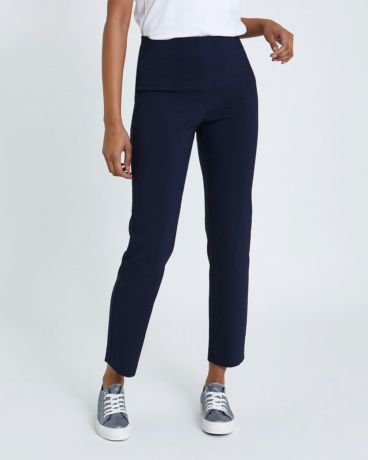Pull On Stretch Trousers