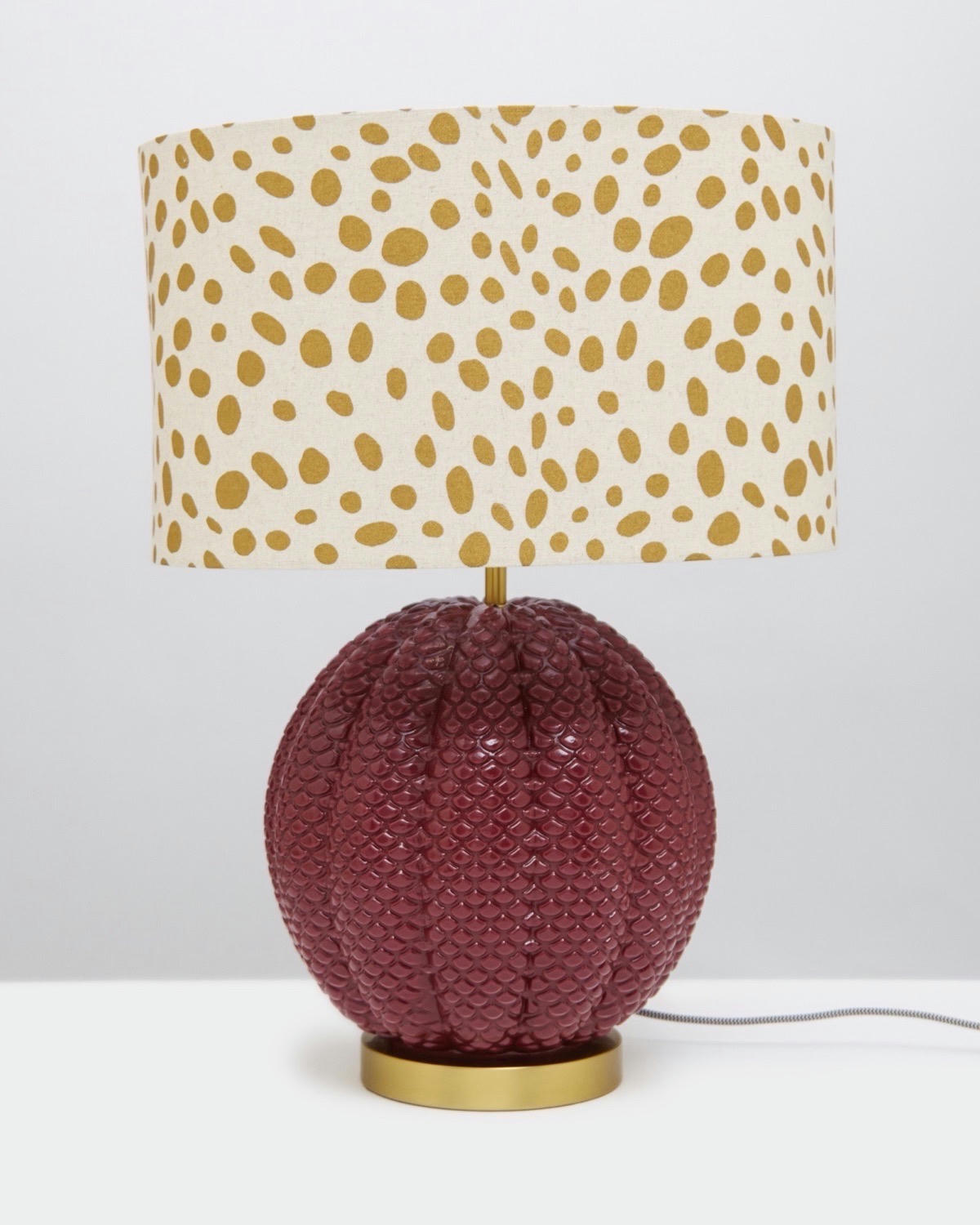 Carolyn Donnelly Eclectic Texture Glass Table Lamp