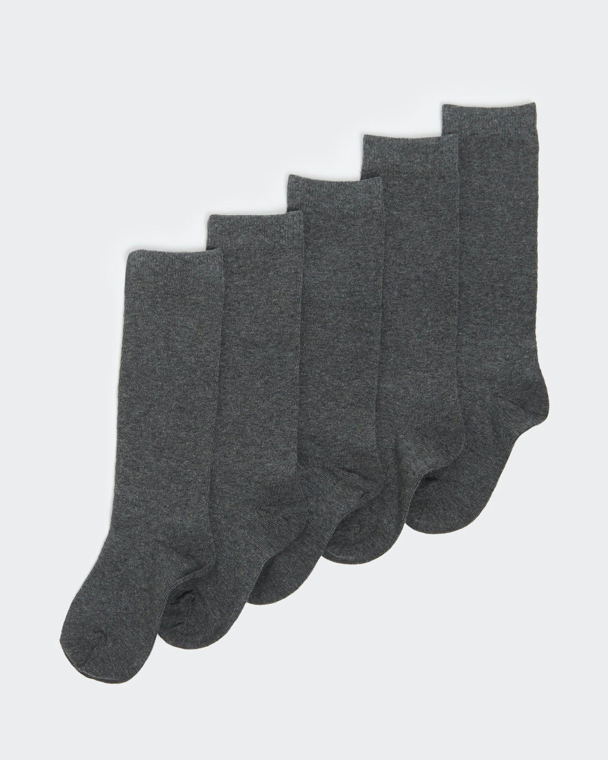 Girls Cotton Rich Knee High Socks - Pack Of 5
