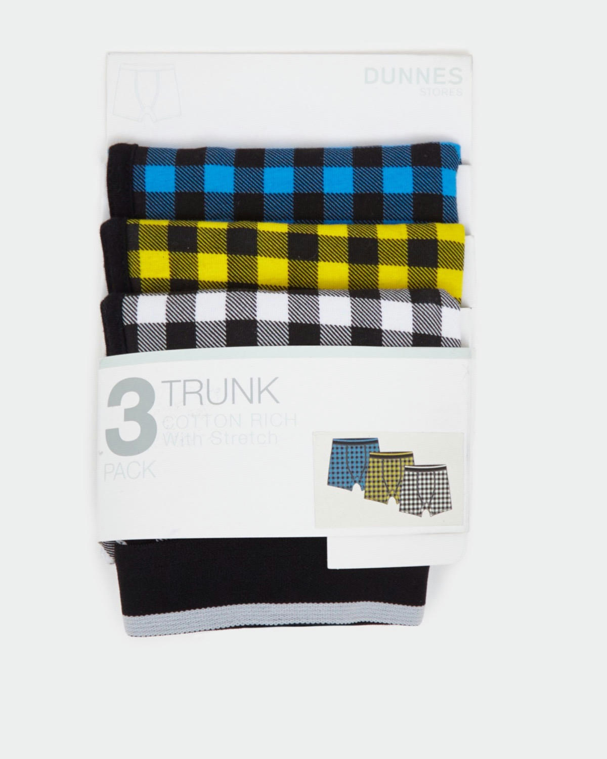 Boys Jersey Trunks - Pack Of 3 - (2-14 years)