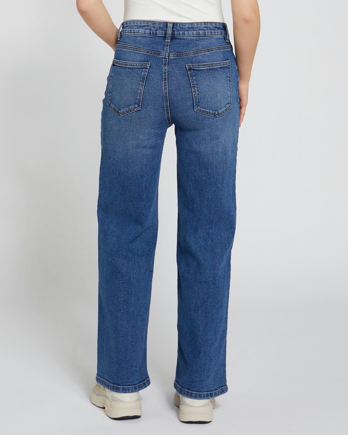 High Rise Wide Leg Jeans