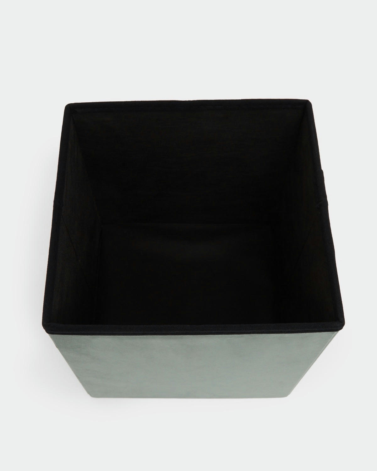 Velvet Storage Cube With Lid