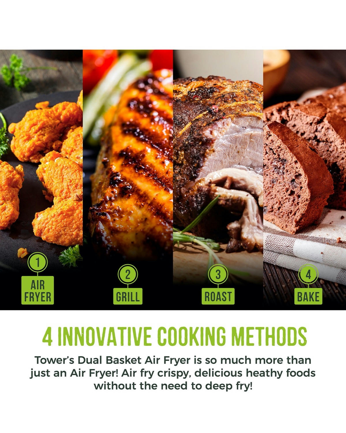 Vortx 8.5L Dual Air Fryer