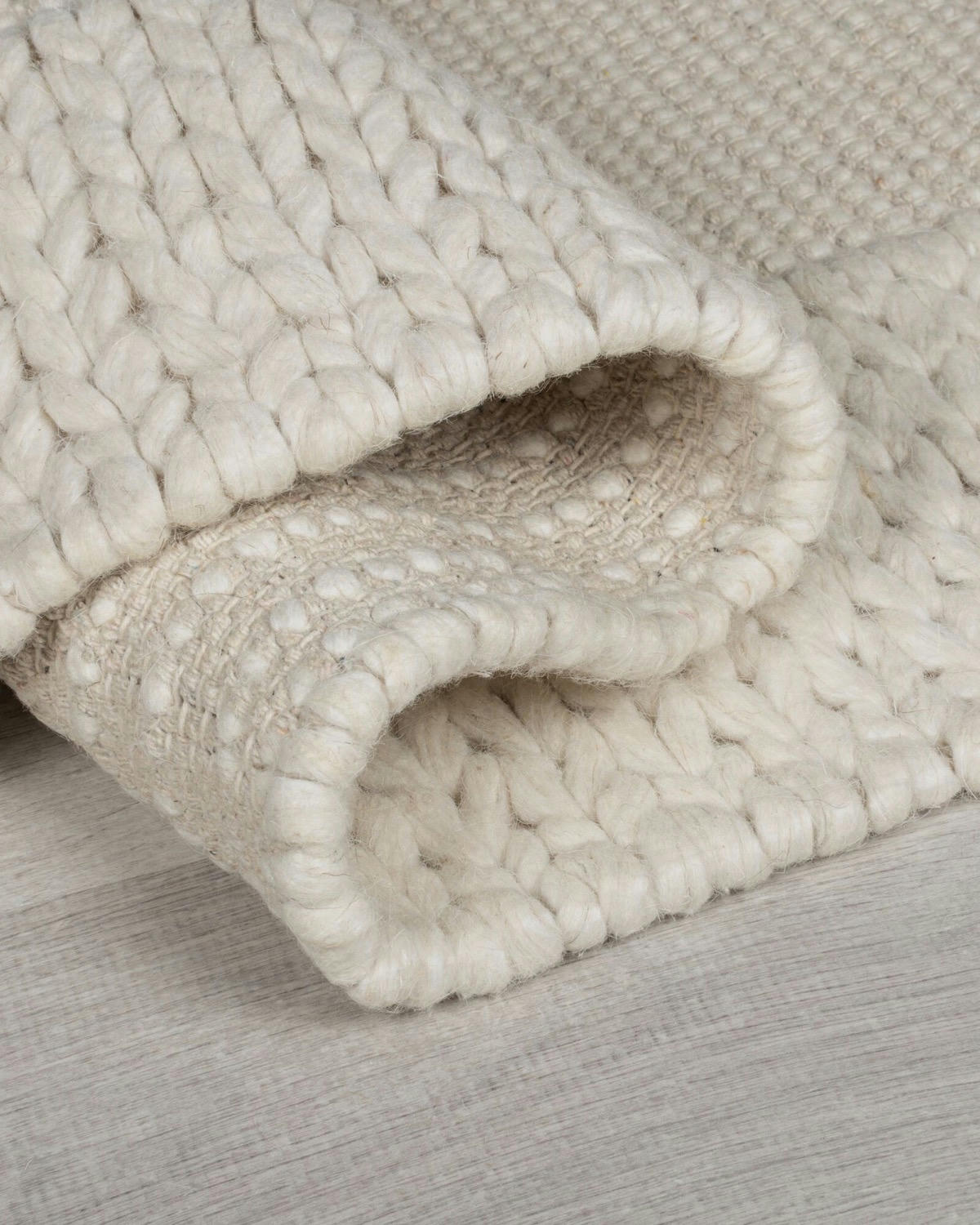 Rue Wool Plait Border Rug