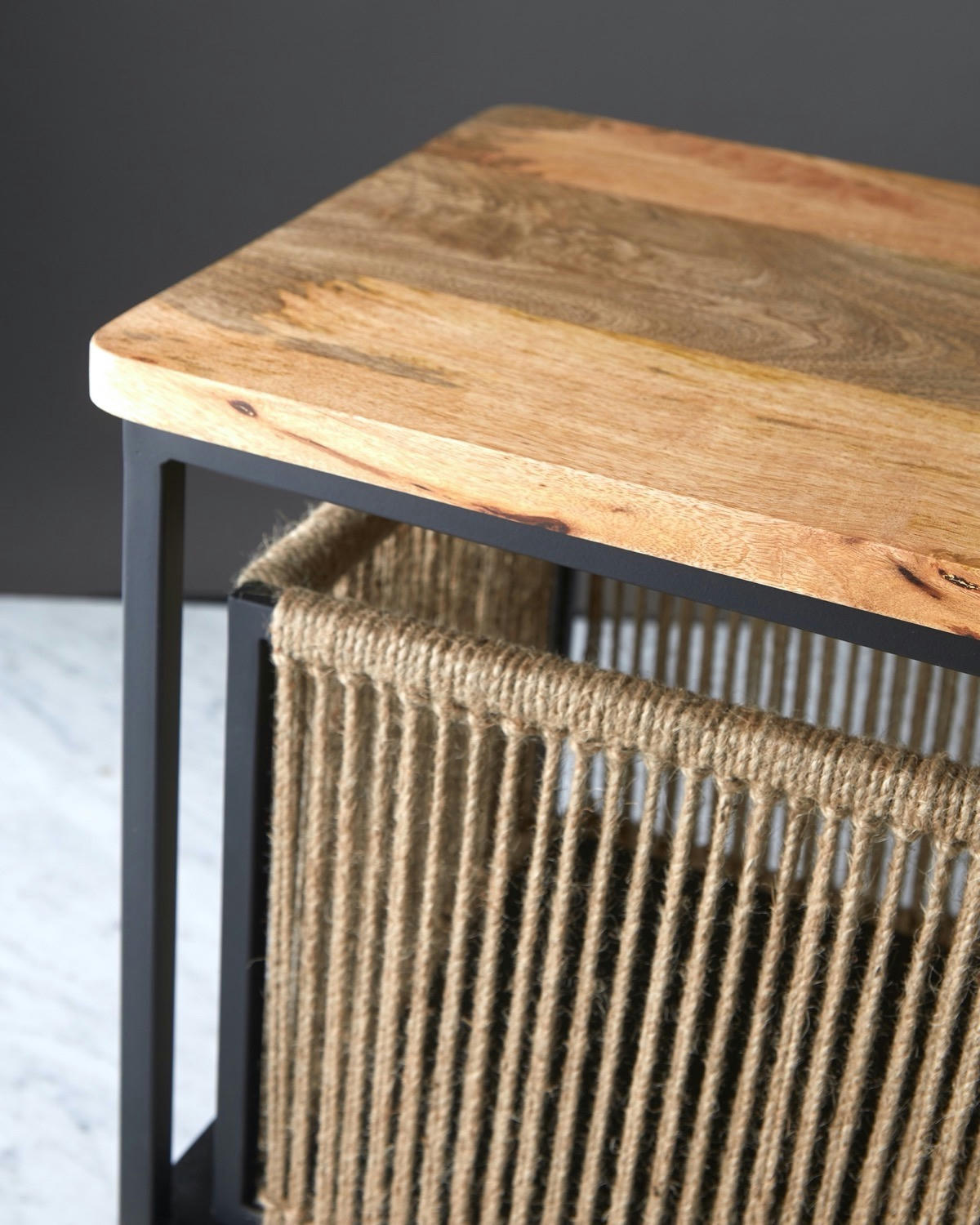 Helen James Considered Bench With Baskets