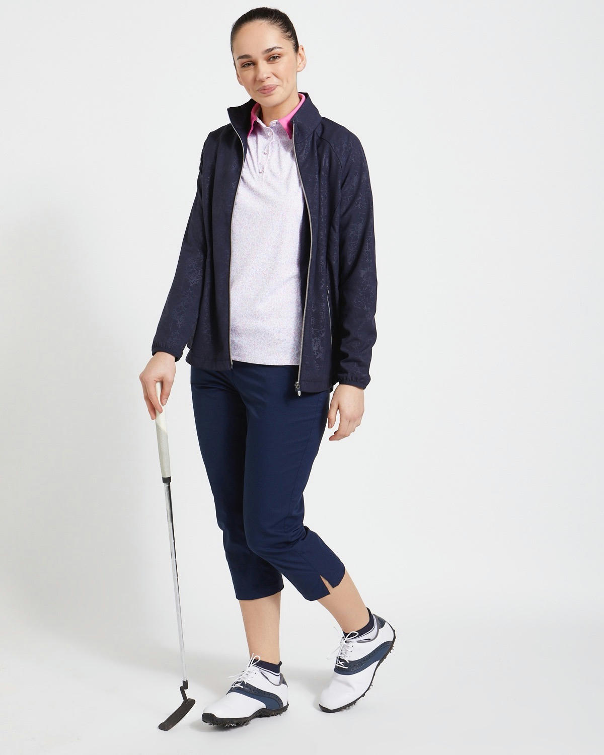 Pádraig Harrington Golf Navy Crop Trouser