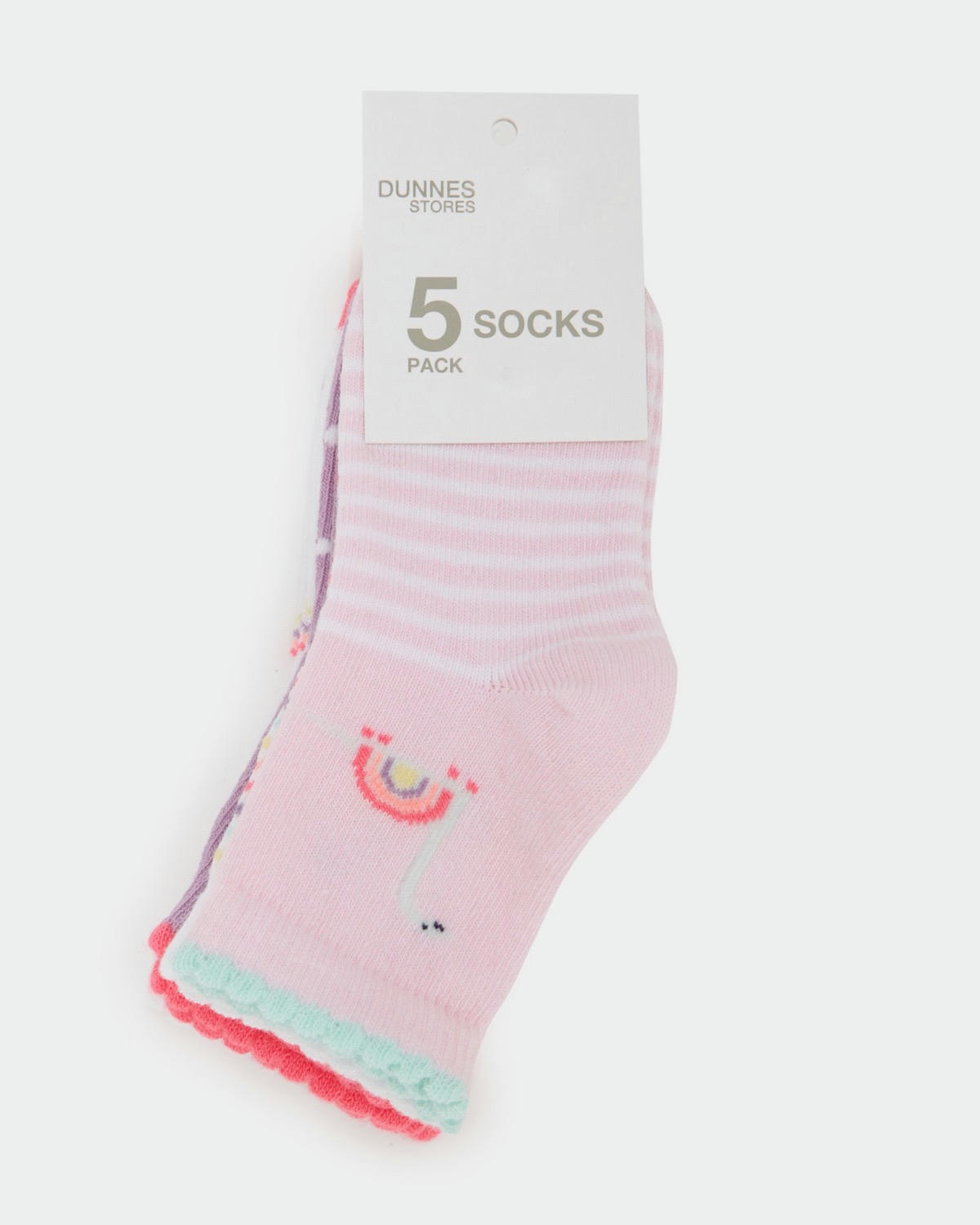 Baby Girls Design Socks - Pack Of 5