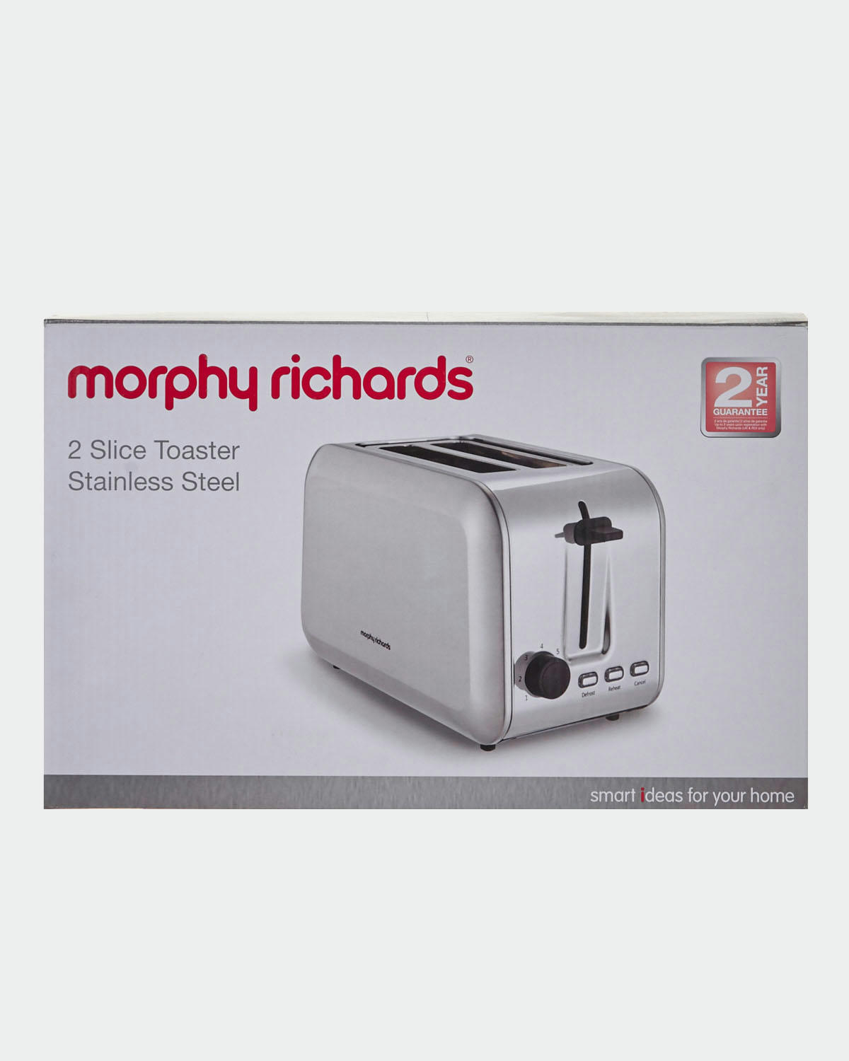 Morphy Richards 2 Slice Stainless Steel Toaster