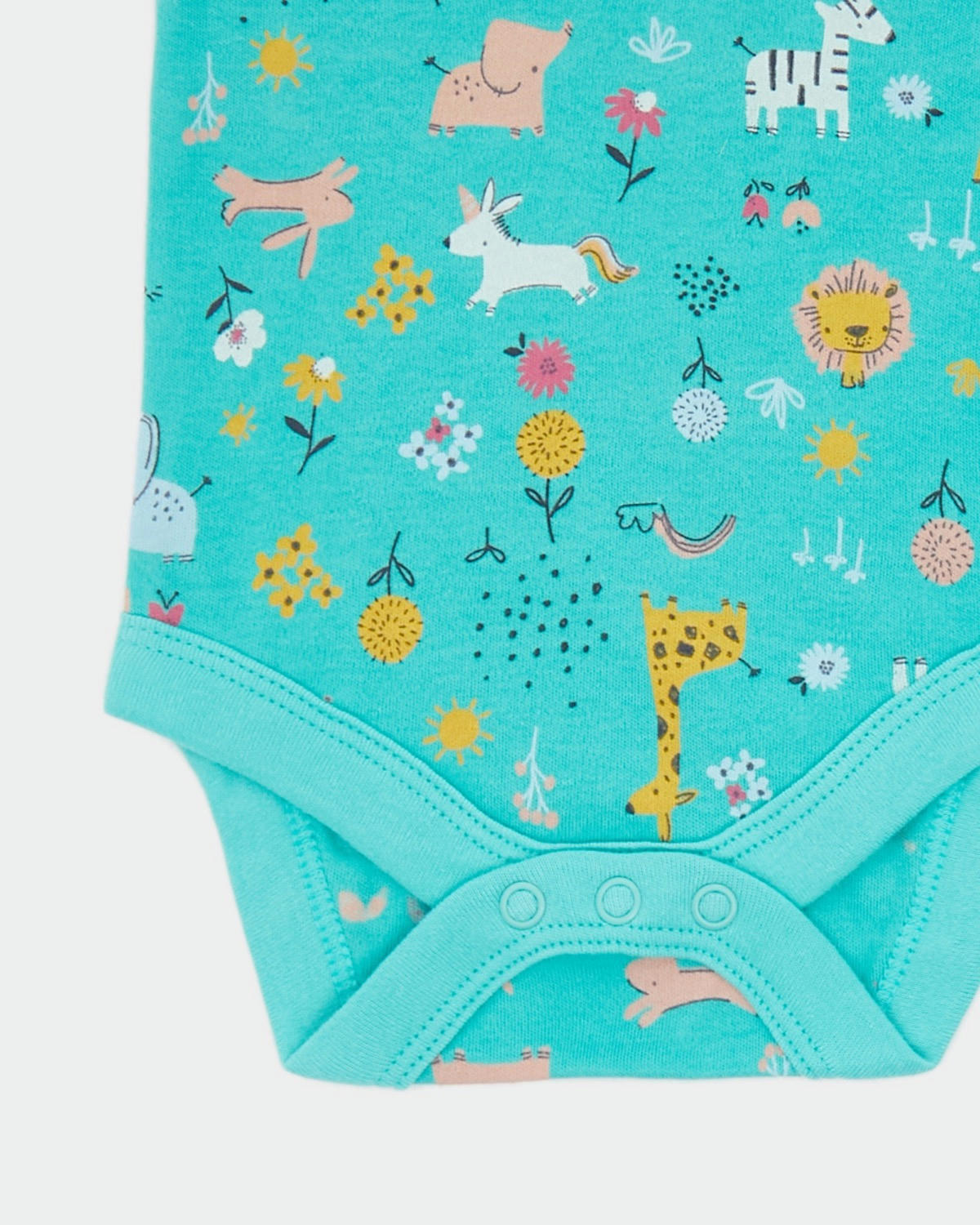 Cotton Short-Sleeved Bodysuits - Pack Of 5 (Newborn-3 Years)