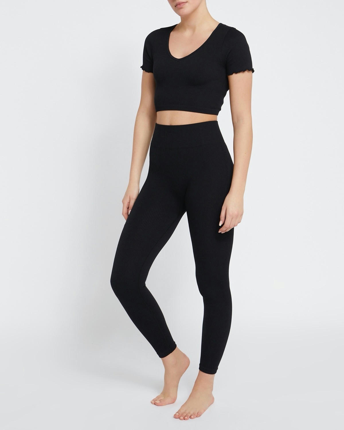 Seamless Ribbed Leggings