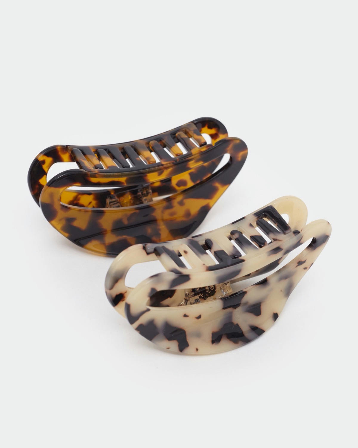 Tortoise Shell Claw Clips (Pack Of 2)