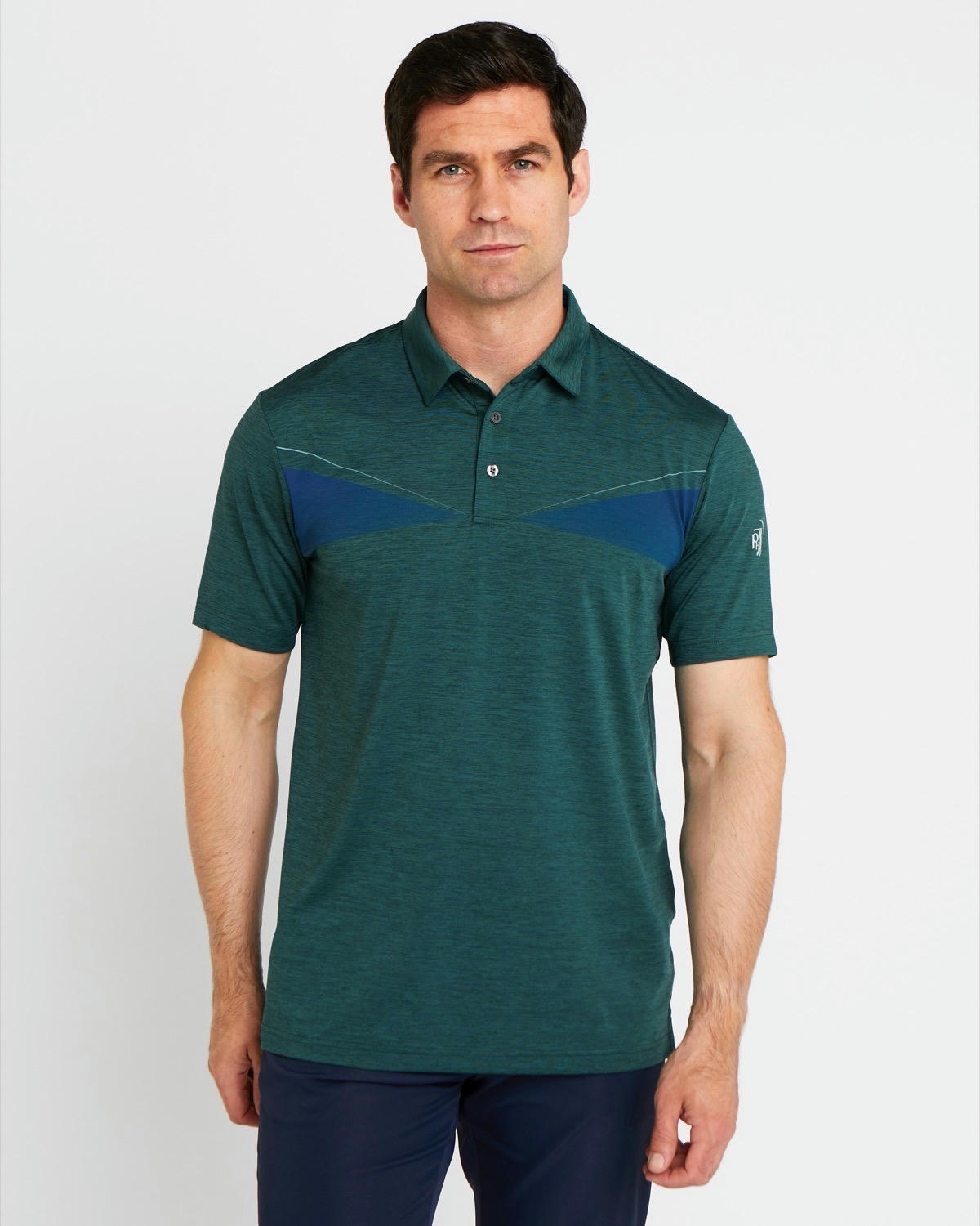 Pádraig Harrington Golf Chest Print Polo Shirt
