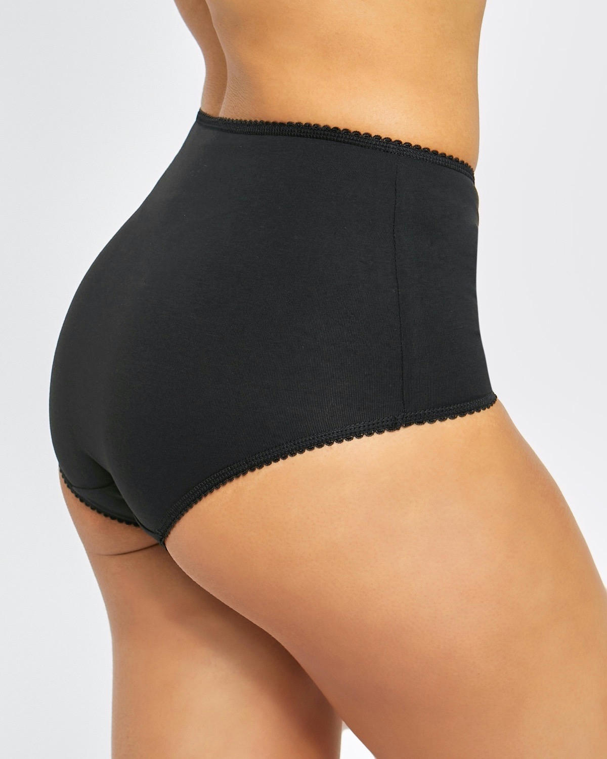 Plain Cotton Rich Full Briefs - Pack of 5