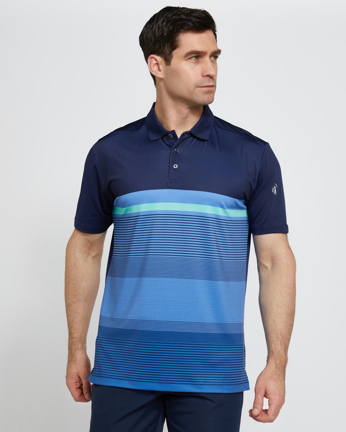 Pádraig Harrington Gradient Stripe Polo Shirt