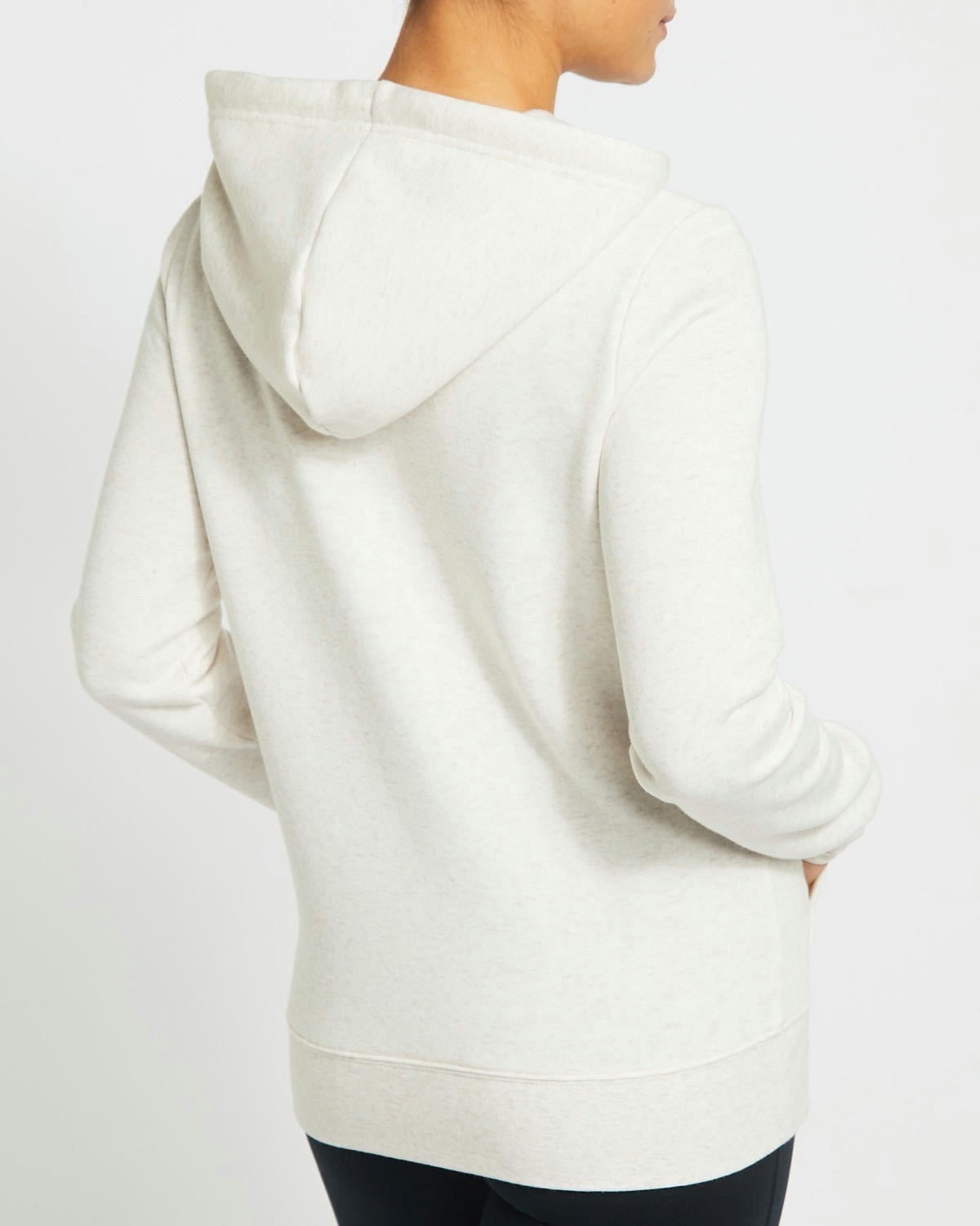 Marl Zip-Through Hoodie