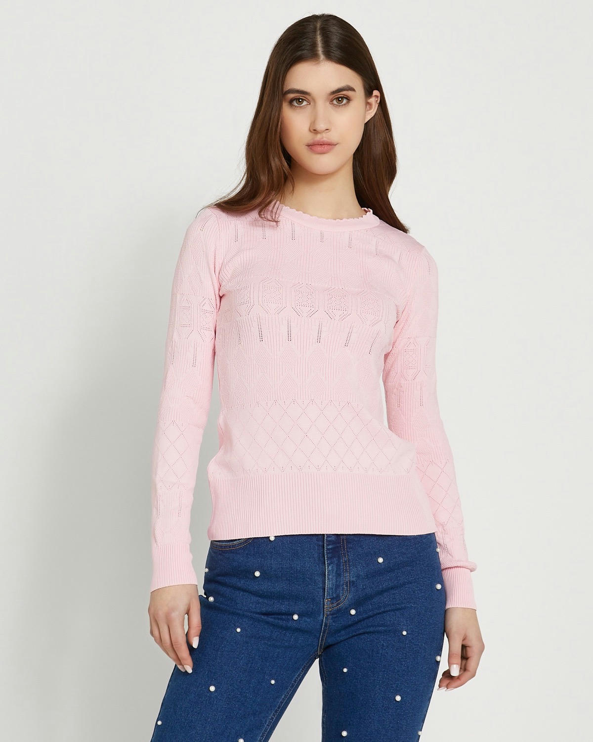 Savida Lily Pointelle Jumper
