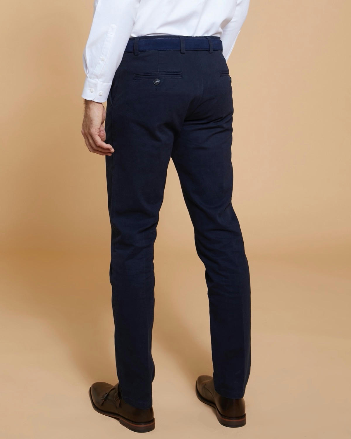 Paul Costelloe Living Navy Twill Trousers