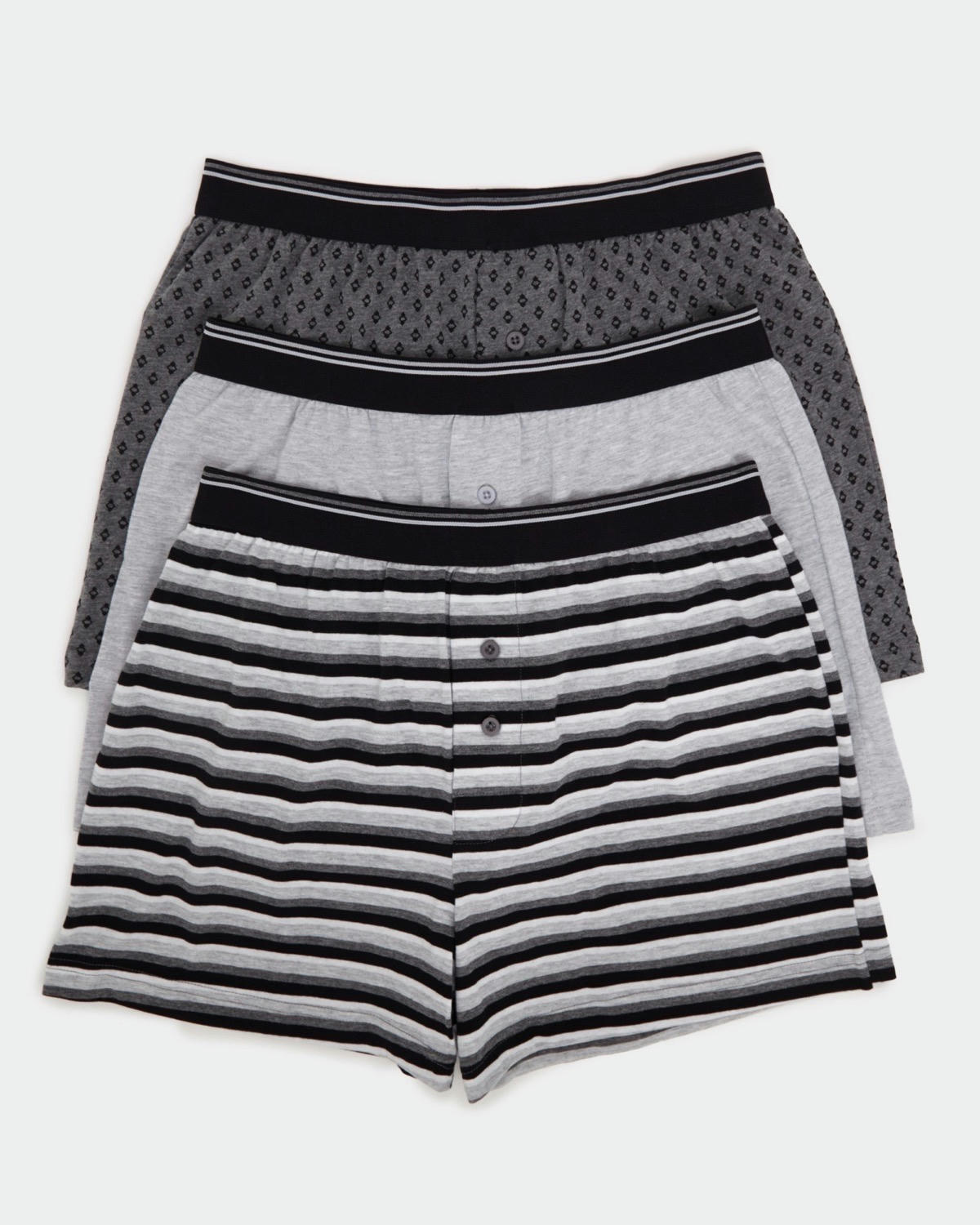 Cotton Rich Loose Fit Boxers (3 Pack)