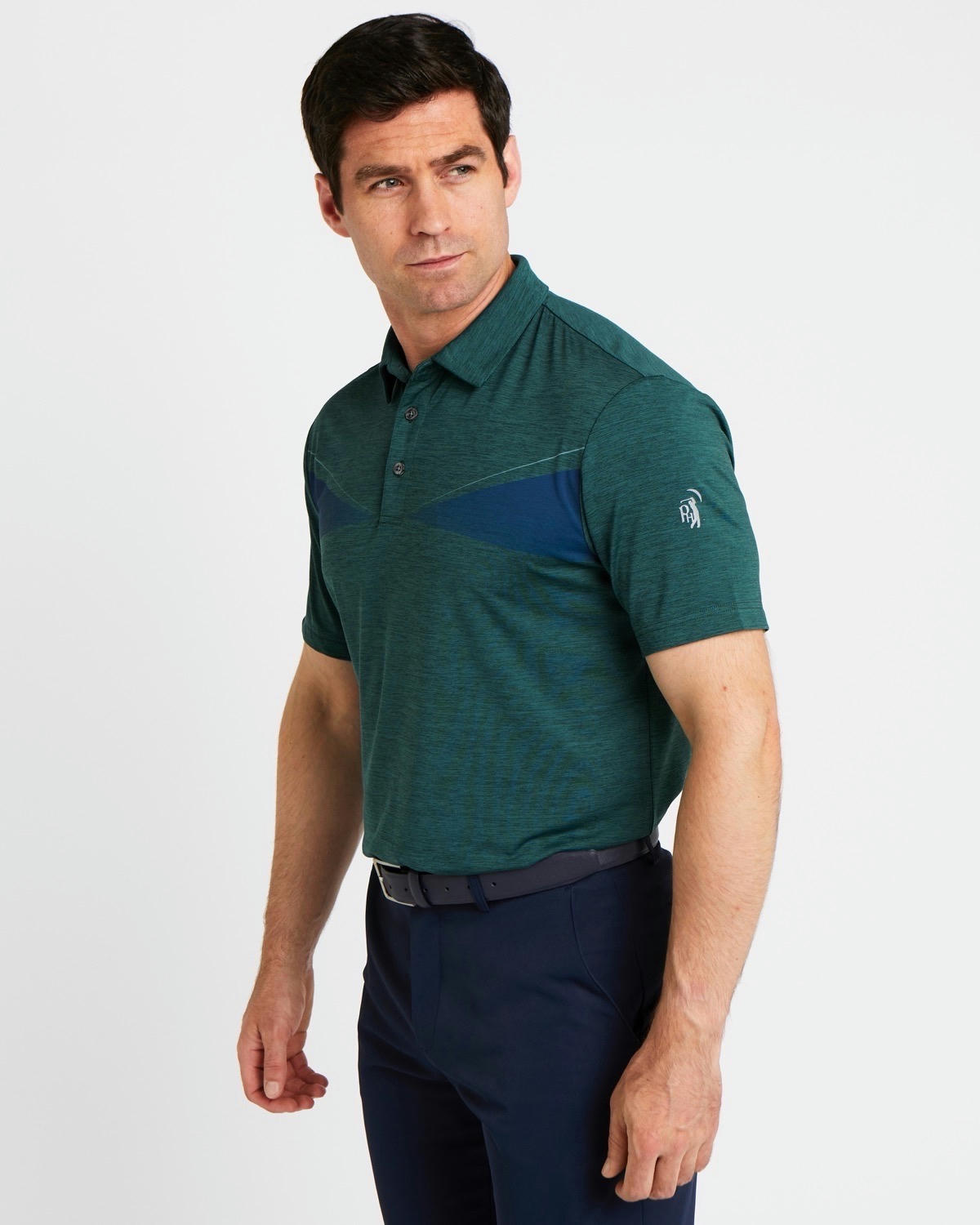Pádraig Harrington Golf Chest Print Polo Shirt