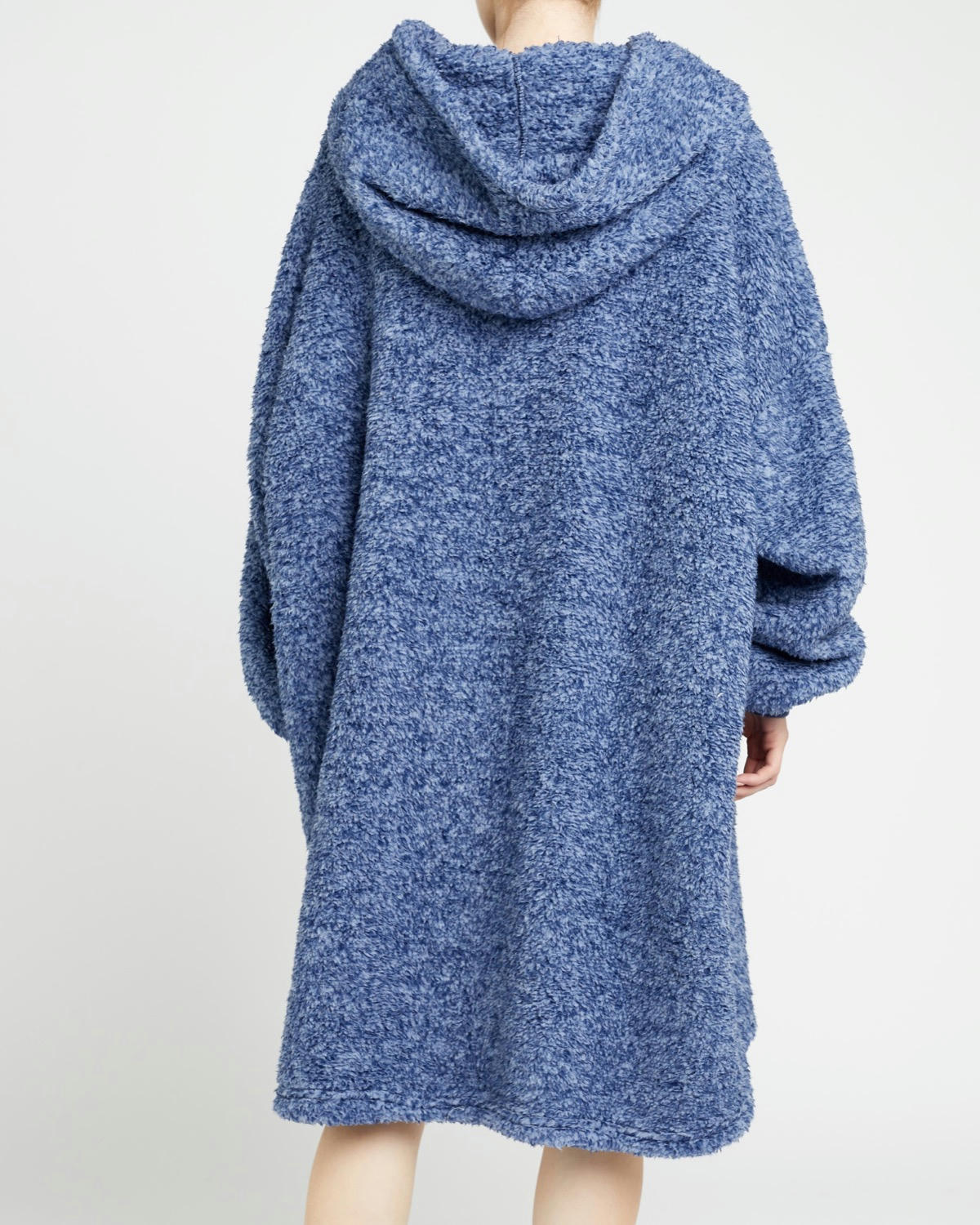 Denim Marl Hooded Blanket