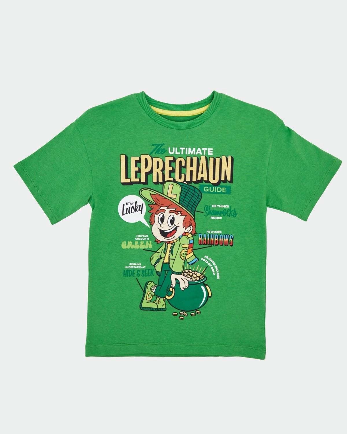 St Patrick's Day Leprechaun T-Shirt (3-14 Years)